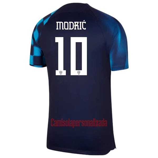 Camisolas Croácia Luka Modric 10 Equipamento Alternativo Mundial 2022