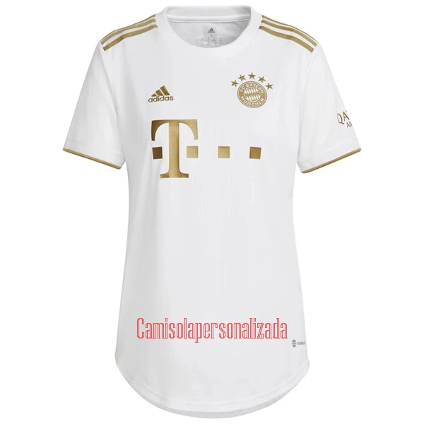 Camisolas FC Bayern de Munique Mulher Equipamento Alternativo 22/23