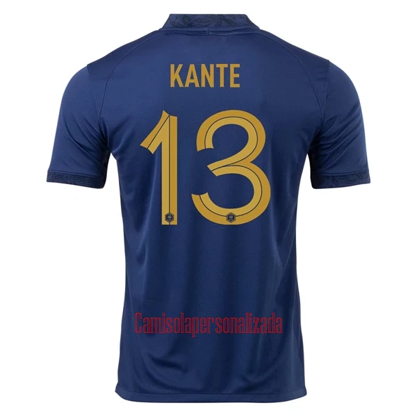 Camisolas França N-Golo Kanté 13 Equipamento Principal Mundial 2022