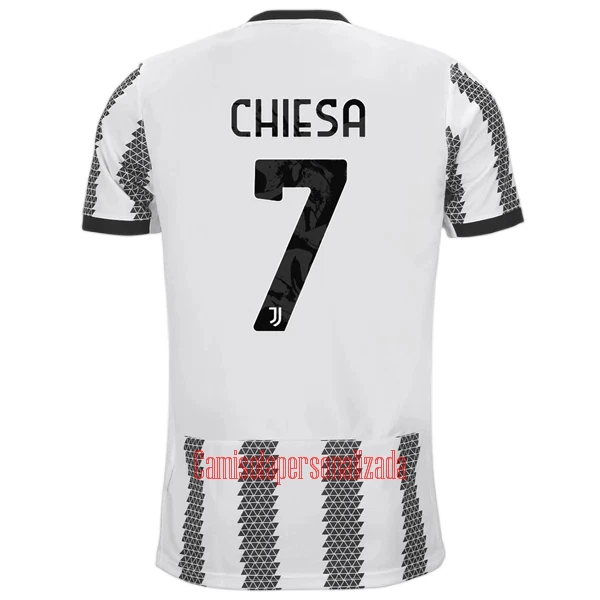 Camisolas Juventus Federico Chiesa 7 Equipamento Principal 22/23