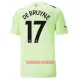 Camisolas Manchester City Kevin De Bruyne 17 Equipamento Terceiro 22/23