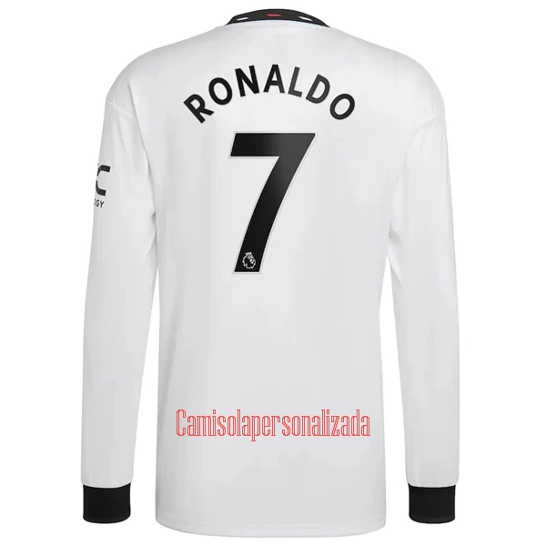 Camisolas Manchester United Cristiano Ronaldo 7 Equipamento Alternativo 22/23 Manga Comprida