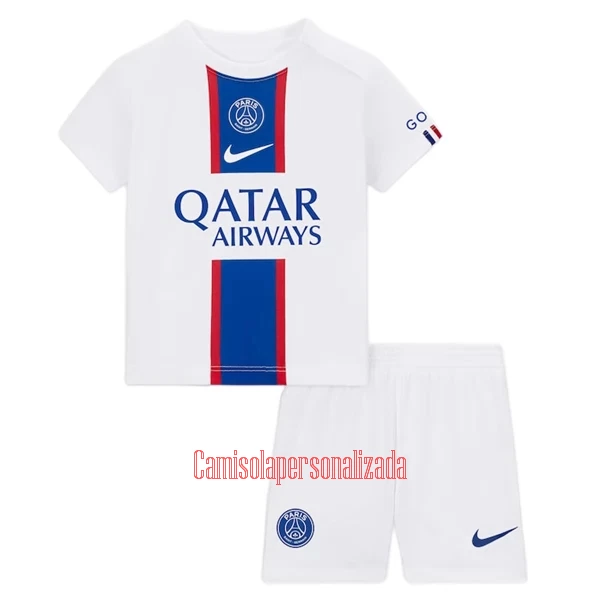 Camisolas Paris Saint-Germain Criança Equipamento Terceiro 22/23