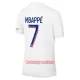 Camisolas Paris Saint-Germain Kylian Mbappé 7 Equipamento Terceiro 22/23