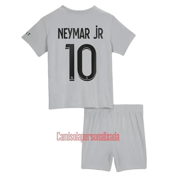 Camisolas Paris Saint-Germain Neymar Jr 10 Criança Equipamento Alternativo 22/23