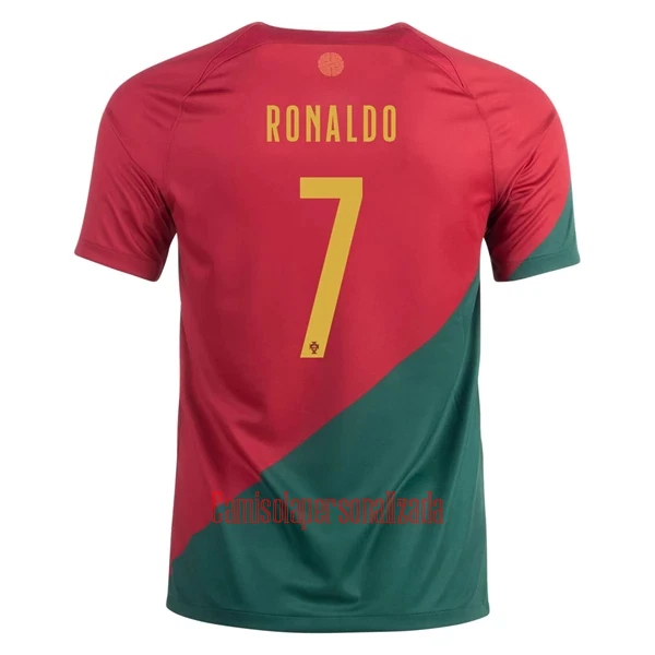 Camisolas Portugal Cristiano Ronaldo 7 Equipamento Principal Mundial 2022