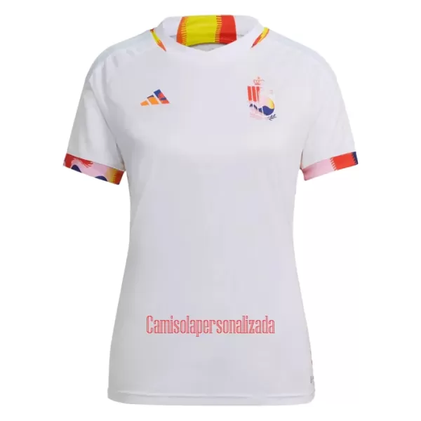 Camisolas Bélgica Mulher Equipamento Alternativo Mundial 2022