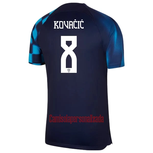 Camisolas Croácia Mateo Kovacic 8 Equipamento Alternativo Mundial 2022