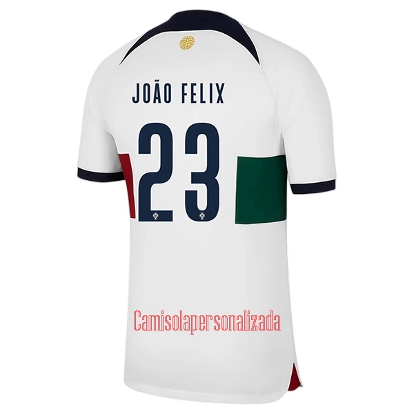 Camisolas Portugal João Félix 23 Equipamento Alternativo Mundial 2022