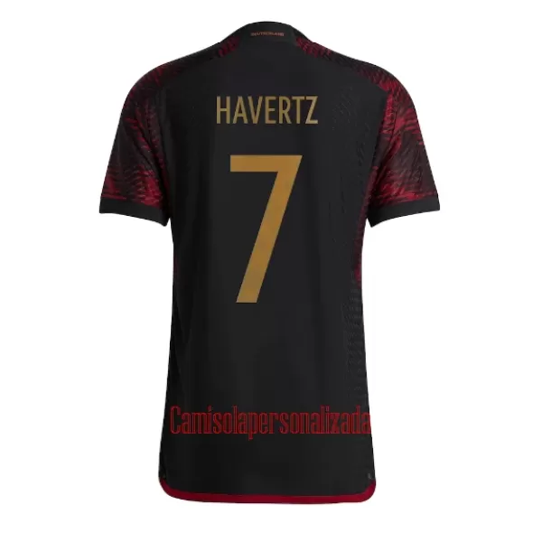 Camisolas Alemanha Kai Havertz 7 Equipamento Alternativo Mundial 2022