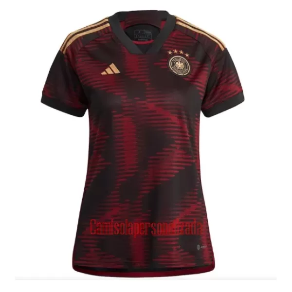 Camisolas Alemanha Mulher Equipamento Alternativo Mundial 2022