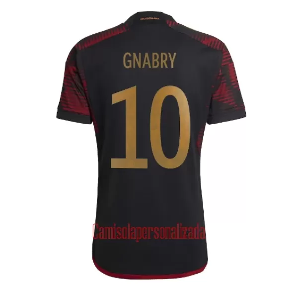 Camisolas Alemanha Serge Gnabry 10 Equipamento Alternativo Mundial 2022