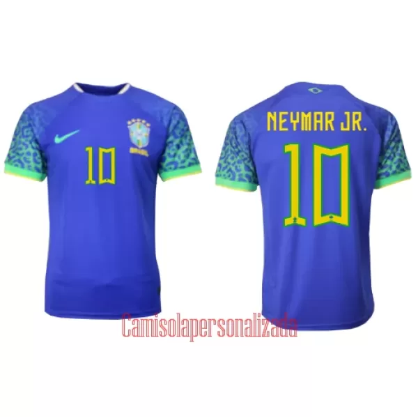 Camisolas Brasil Neymar Jr 10 Equipamento Alternativo Mundial 2022