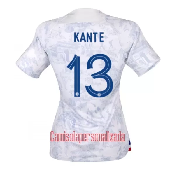 Camisolas França N-Golo Kanté 13 Mulher Equipamento Alternativo Mundial 2022