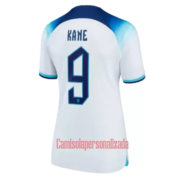 Camisolas Inglaterra Harry Kane 9 Mulher Equipamento Principal Mundial 2022