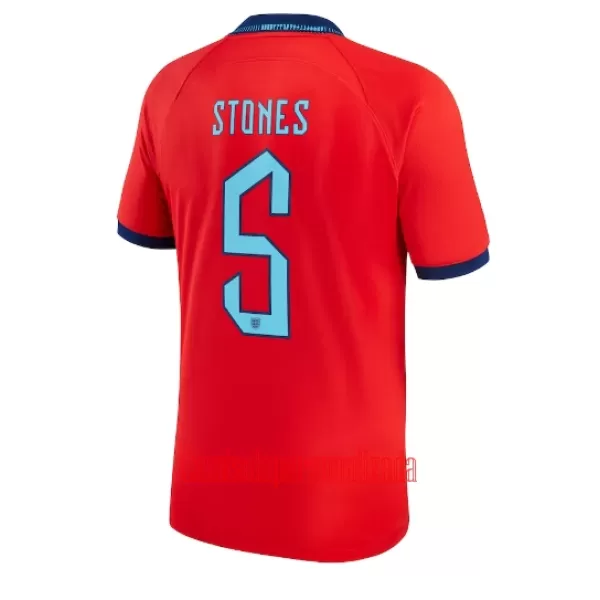 Camisolas Inglaterra John Stones 5 Equipamento Alternativo Mundial 2022