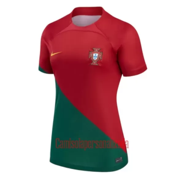 Camisolas Portugal Mulher Equipamento Principal Mundial 2022