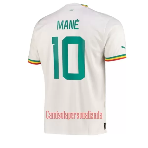 Camisolas Senegal Sadio Mané 10 Equipamento Principal Mundial 2022