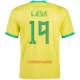 Camisolas Brasil G. JESUS 19 Equipamento Principal Mundial 2022