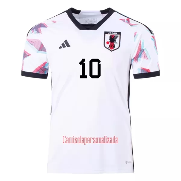 Camisolas Japão MINAMINO 10 Equipamento Alternativo Mundial 2022