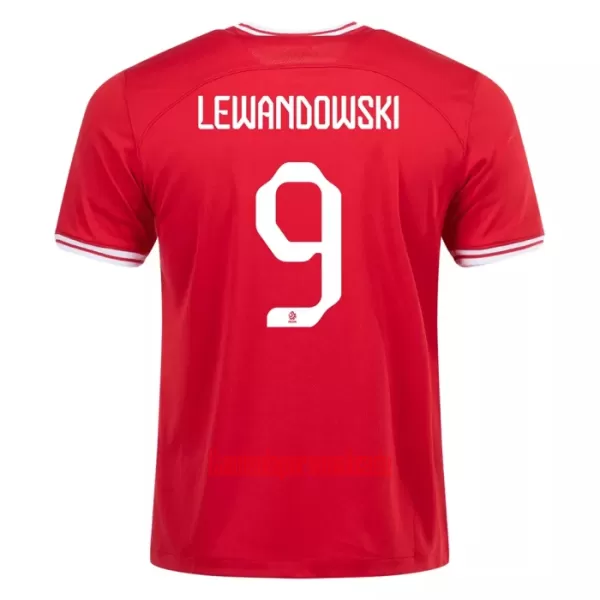 Camisolas Polônia Robert Lewandowski 9 Equipamento Alternativo Mundial 2022