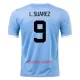 Camisolas Uruguai Luis Suárez 9 Equipamento Principal Mundial 2022