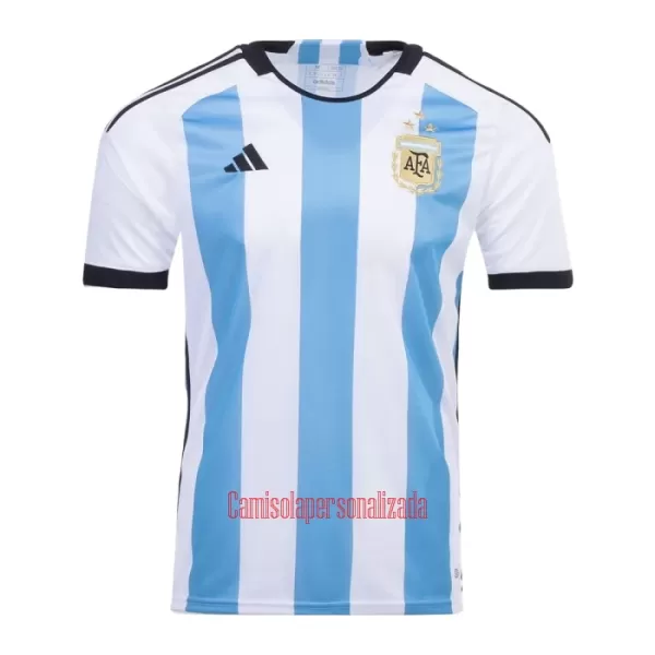 Camisolas Argentina 3 Star Equipamento Principal Mundial 2022