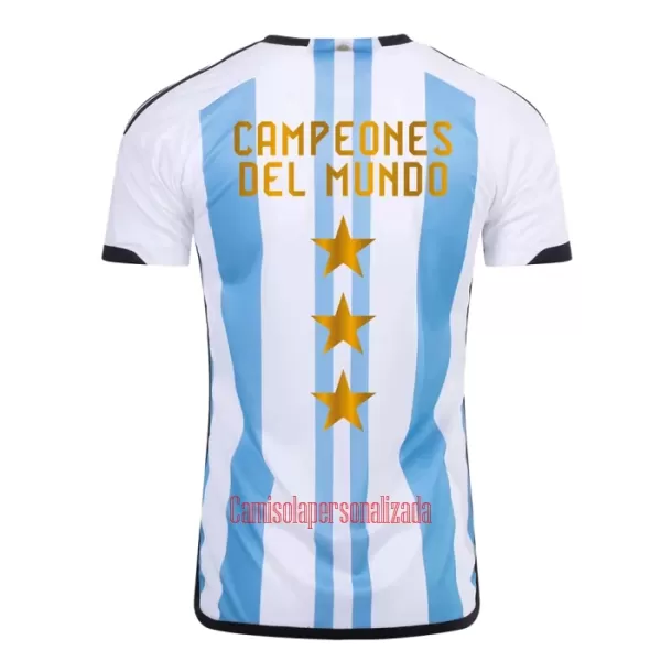 Camisolas Champions Argentina 3 Star Equipamento Principal Mundial 2022