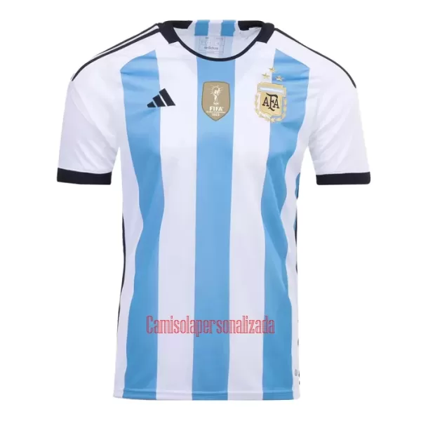 Camisolas Champions Argentina 3 Star Equipamento Principal Mundial 2022