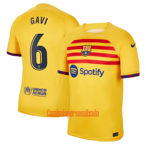 Camisolas FC Barcelona GAVI 6 Equipamento 4ª 22/23