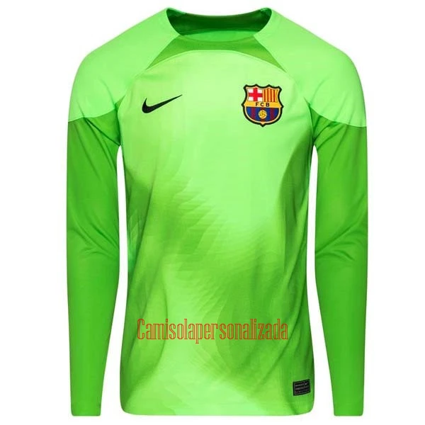 Camisolas Guarda Redes FC Barcelona Equipamento Principal 22/23 Manga Comprida