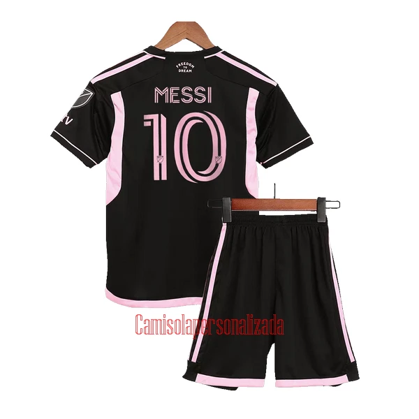 Camisolas Inter Miami CF Lionel Messi 10 Criança Equipamento Alternativo 23/24