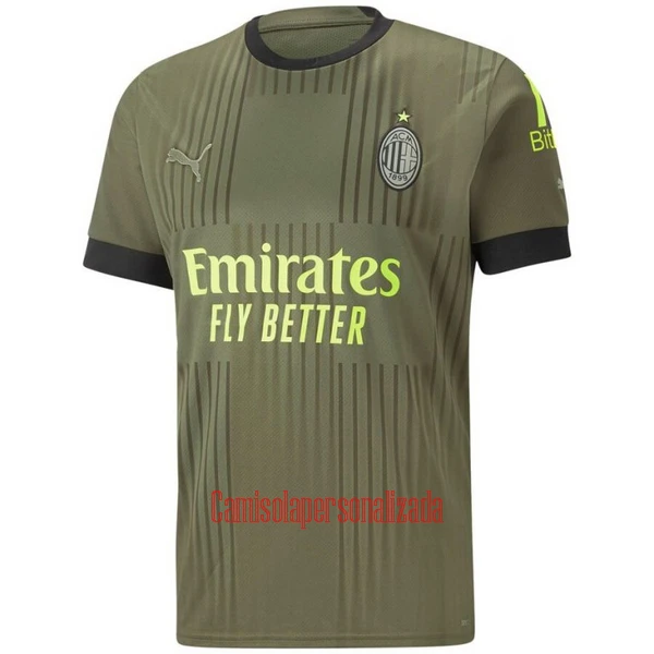 Camisolas AC Milan Criança Equipamento Terceiro 22/23