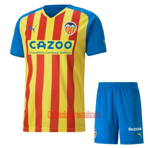 Camisolas FC Valencia Criança Equipamento Terceiro 22/23