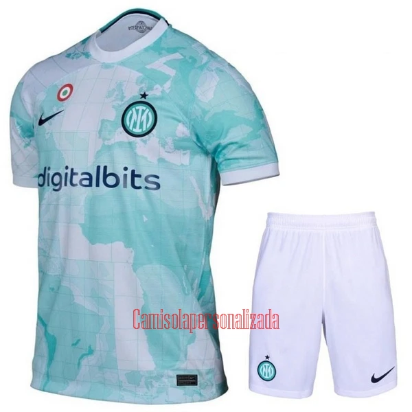 Camisolas Inter Milan Criança Equipamento Alternativo 22/23