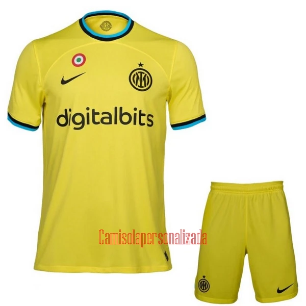 Camisolas Inter Milan Criança Equipamento Terceiro 22/23