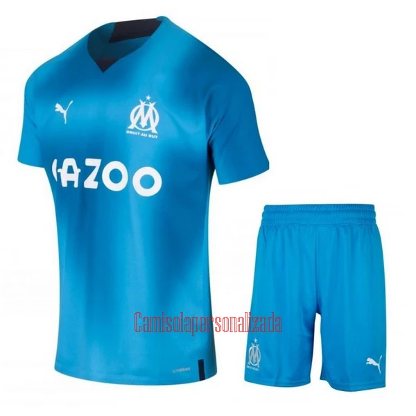 Camisolas Olympique Marseille Criança Equipamento Terceiro 22/23