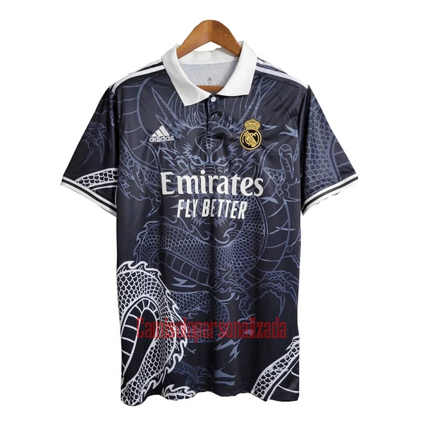 Camisolas Real Madrid 23/24 Dragon Preto Especial