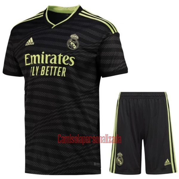 Camisolas Real Madrid Criança Equipamento Terceiro 22/23