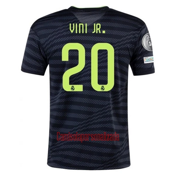 Camisolas Real Madrid Vinicius Junior 20 Equipamento Terceiro 22/23