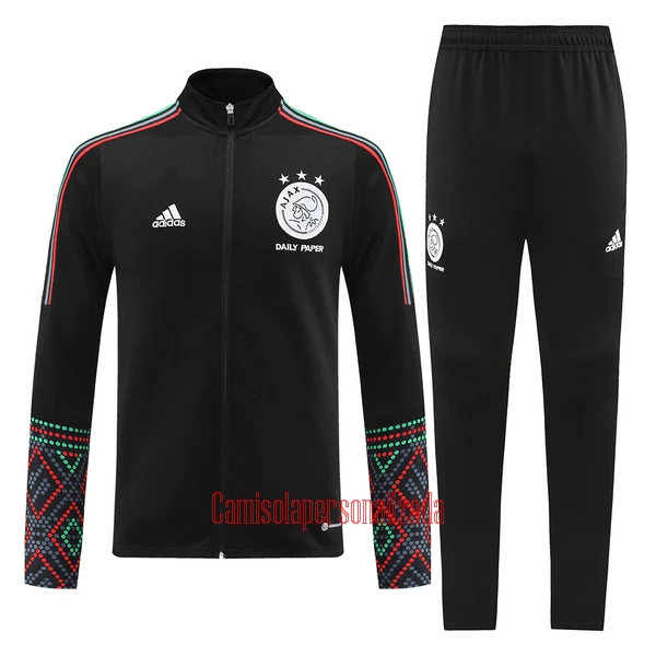 Ajax Amsterdam Casaco de Treino Conjunto 22/23 Preto