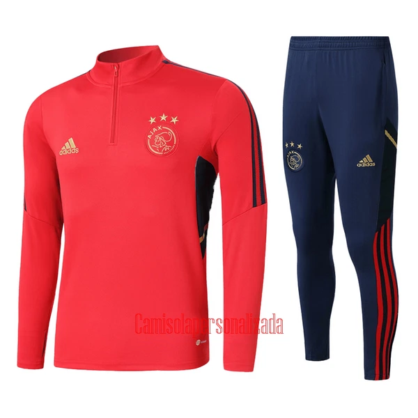 Ajax Amsterdam Conjunto de Moletom de Treino Criança 22/23 Vermelho