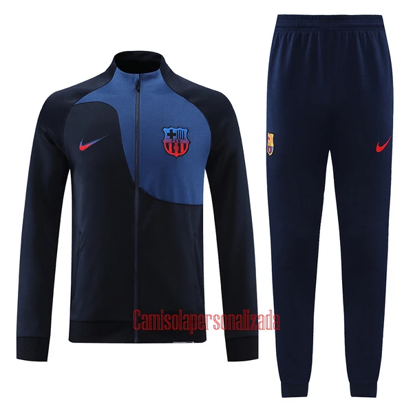 Barcelona Casaco de Treino Conjunto 22/23 Preto Azul