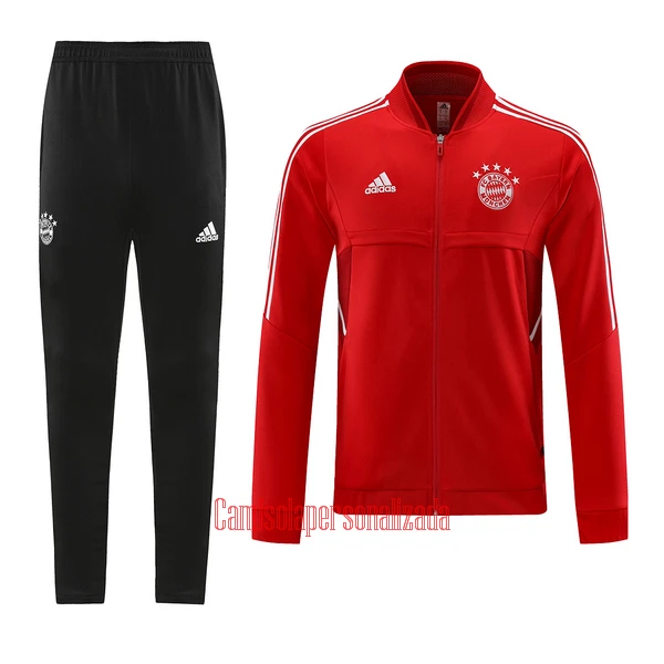 Bayern de Munique Casaco de Treino Conjunto 22/23 Vermelho