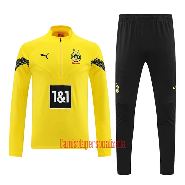 Borussia Dortmund Conjunto de Moletom de Treino 22/23 Amarelo