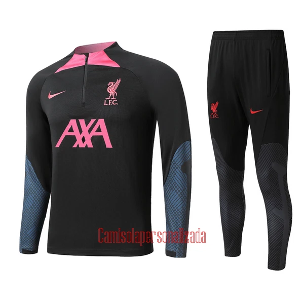 Liverpool Conjunto de Moletom de Treino 22/23 Preto