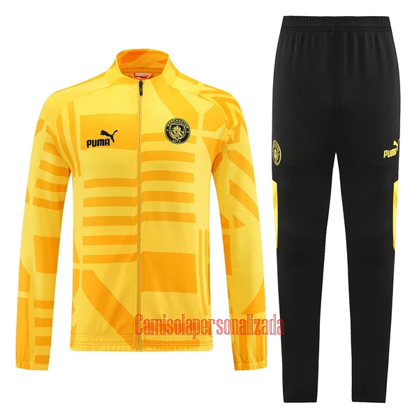 Manchester City Casaco de Treino Conjunto 22/23 Amarelo