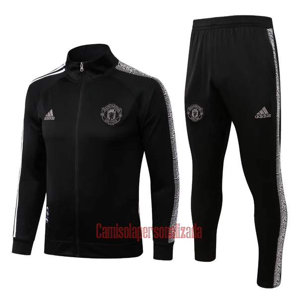 Manchester United Casaco de Treino Conjunto 22/23 Preto