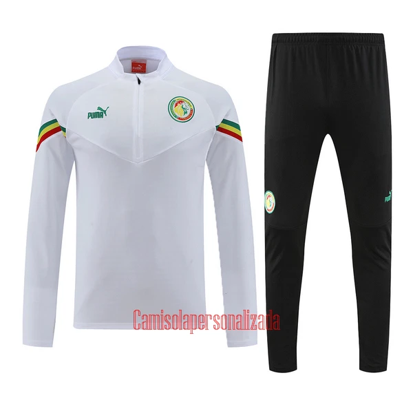 Senegal Conjunto de Moletom de Treino 22/23 Branco