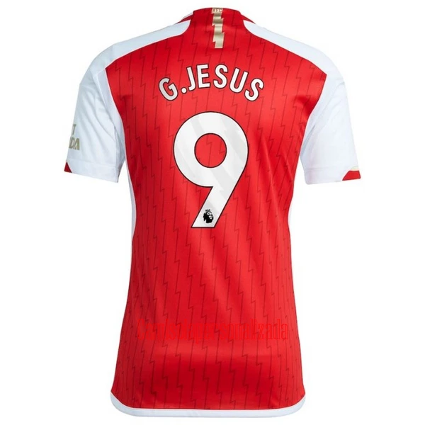 Camisolas Arsenal G. Jesus 9 Equipamento Principal 23/24